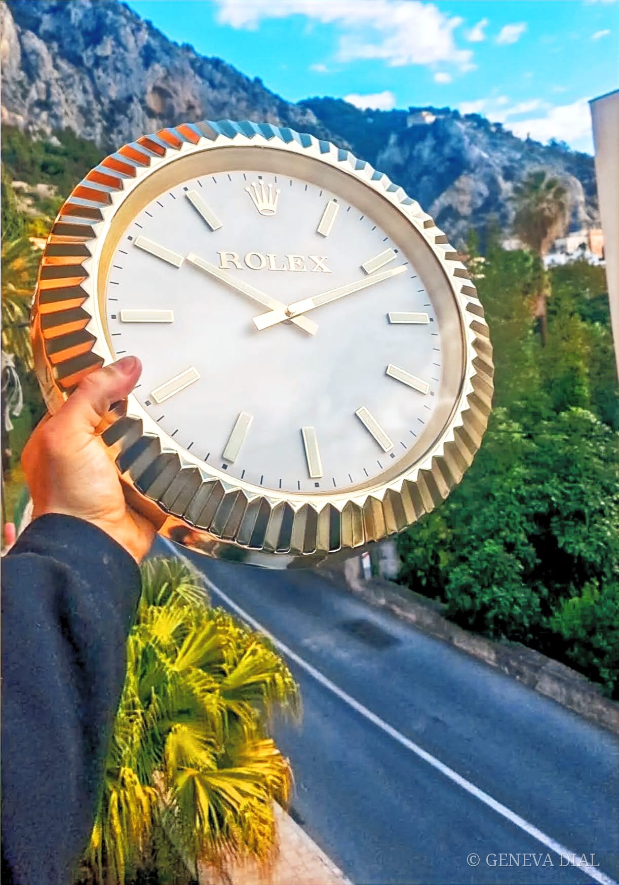 Horloges inspirées de la Day-Date President, détails des cadrans et des lunettes